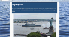 Desktop Screenshot of eaglespeak.us